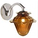 Acorn Wall Sconce - Polished Nickel / Clear
