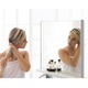 Bardot Vanity with 1 inch Rectangle Canopy - Satin Nickel / 