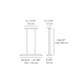 Float L 39W Linear Suspesion -  / 