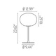 Glo-Ball T1 Table Lamp -  / 