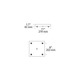 FreeJack LED 4 Port Square Canopy - /