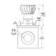 3.5 Inch LEDS314 Square Shower Trim - /