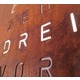 Qlocktwo Wall Clock Special Edition - Rust / 