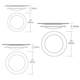 Vanilla Sky Round Ceiling Flush Mount - /