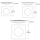 Vanilla Sky Square Ceiling Flush Mount -  / 