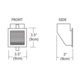 Vision 3 Wall Recessed - /