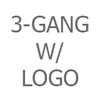 3-Gang With Logo