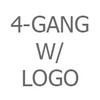 4-Gang With Logo