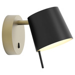 Miura Wall Sconce - Matte Gold / Matte Black