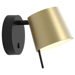 Miura Wall Sconce - Matte Black / Matte Gold