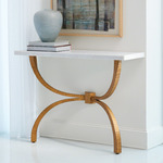 Teton Console - Gold / White