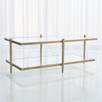 Laforge Cocktail Table - Antique Gold