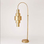 Babylon Floor Lamp - Antique Brass