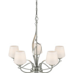 Flora Twining Chandelier - Sterling / Opal