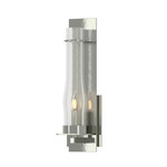 New Town Wall Sconce - Sterling / Seeded Clear