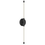 Motif Double Wall Sconce - Black / Clear