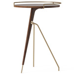 Umanoff Side Table - Walnut / Brass