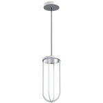 In Vitro Outdoor Pendant - White / Transparent