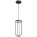 In Vitro Outdoor Pendant - Anthracite / Transparent