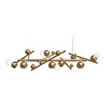 Galaxy Linear Pendant - Brass