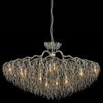 Hollywood Oblong Chandelier - Nickel