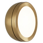 Molly Wall / Ceiling Light - Brushed Brass Ring / Brushed Brass Dome
