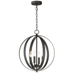 Provident Orb Chandelier - Black