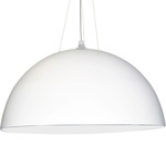 Dome Pendant - White / White / White