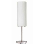 Paza Table Lamp - Satin Chrome / Opal