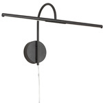 Contemporary Hardwire or Plug-In Picture Light - Matte Black