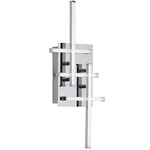 Summit Wall Sconce - Polished Chrome / White