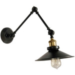 Vintage Adjustable Wall Lamp - Vintage Bronze / Black