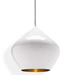 Beat Stout LED Pendant - White