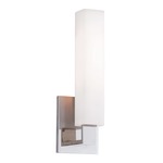 Livingston Vanity Wall Sconce - Polished Nickel / Opal / Matte