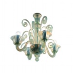 San Servolo Chandelier - Chrome / Fume