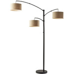 Cabo Floor Lamp - Dark Bronze / Light Brown