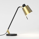 Edward Desk Light - Matte Black / Matte Gold Metal