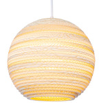 Moon Scraplights Pendant - White / Blonde