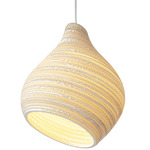 Hive Scraplights Pendant - White / Blonde