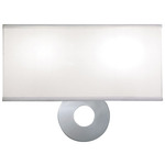 Bryant Park Wall Sconce - Brushed Aluminum / Cream