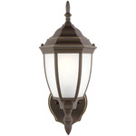 Bakersville Outdoor Wall Light - Antique Bronze / Satin Etched