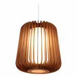 Stecche Di Legno Short Pendant - Imbuia