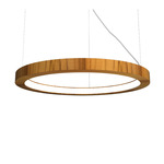 Frame Ring Pendant - Teak