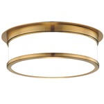 Geneva Ceiling Light - Aged Brass / Opal