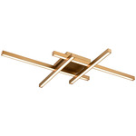 Maud Ceiling Light Fixture - Brass