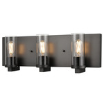 Sambre Bathroom Vanity Light - Graphite / Clear