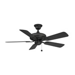 Edgewood Ceiling Fan - Black / Black