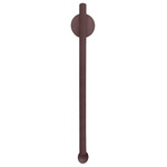 Flauta Riga Outdoor Wall Sconce - Dark Brown / Transparent