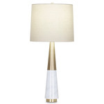 Brody Table Lamp - White / Beige