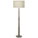 Hailey Floor Lamp - Antique Brass / Beige